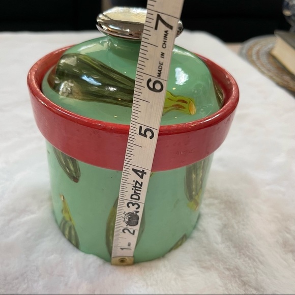 DROLL DESIGNS Lidded Ceramic Canister - Picture 9 of 11